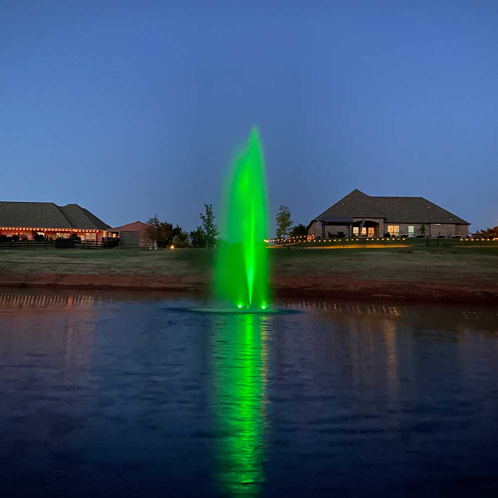 PondSelect Stainless Steel Series 5-In-1 Pond Fountain