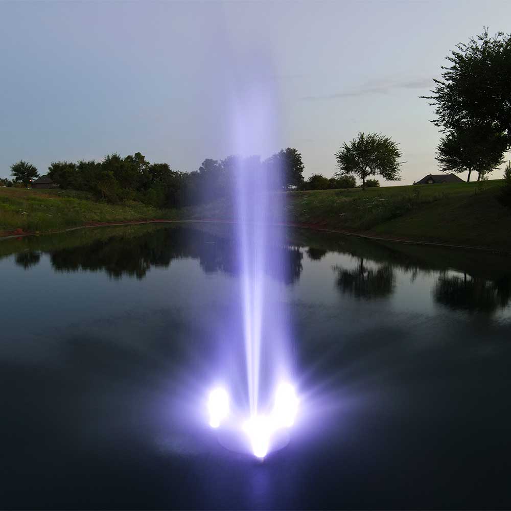 PondSelect Stainless Steel Series 5-In-1 Pond Fountain
