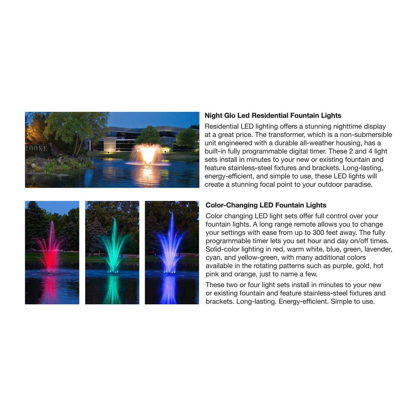 Scott Aerator DA-20 Display Pond Aerator Fountain